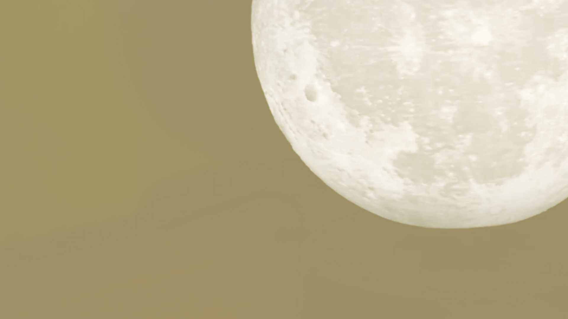 回転する月のリニアライト